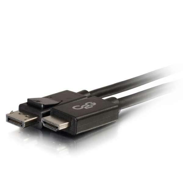 C2G 3ft DisplayPort™ Male to HDMI® Male Adapter Cable - Black - 54325 - Creation Networks