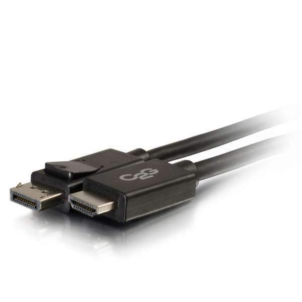 C2G 3ft DisplayPort™ Male to HDMI® Male Adapter Cable - Black - CG54325 - Creation Networks