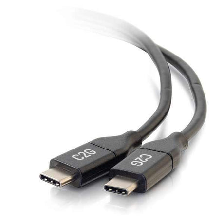 C2G 3ft USB-C to C 2.0 Male to Male Cable (5A) - CG28827 - Creation Networks