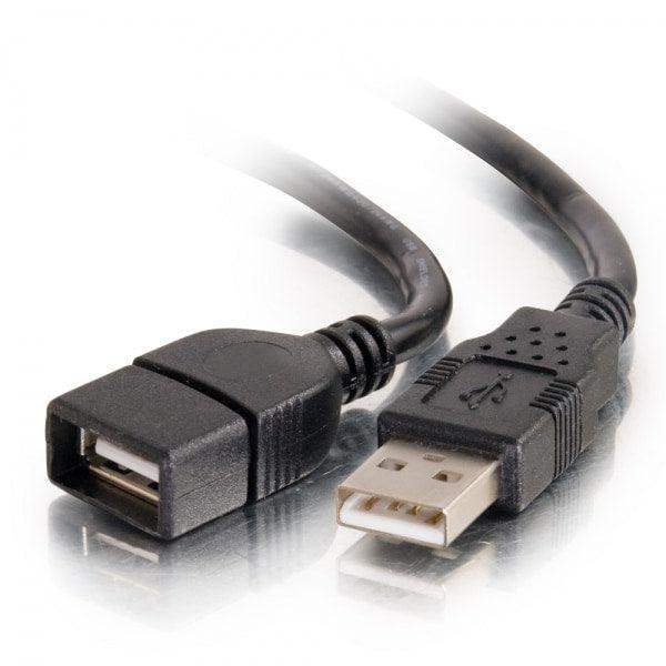 C2G 3m USB 2.0 A Male to A Female Extension Cable - Black (9.8ft) - CG52108 - Creation Networks
