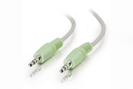 C2G 6ft (1.8m) 3.5mm M/M Stereo Audio Cable (PC-99 Color-Coded) - CG27411 - Creation Networks