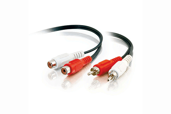 C2G 6ft (1.8m) Value Series™ RCA Stereo Audio Extension Cable - CG40468 - Creation Networks
