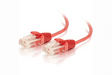 C2G Cat6 Snagless Unshielded (UTP) Slim Ethernet Network Patch Cable 3 Ft- Red - 01166 - Creation Networks
