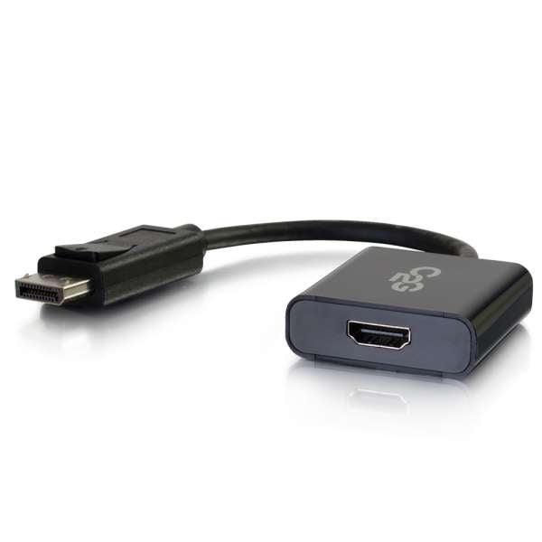 C2G DisplayPort™ to HDMI® Active Adapter Converter 4K 30Hz - Black - 54306 - Creation Networks
