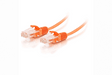 C2G RJ45 Male to RJ45 Male Slim Cat 6 Patch Cable (3', Orange) - CG01176 - Creation Networks