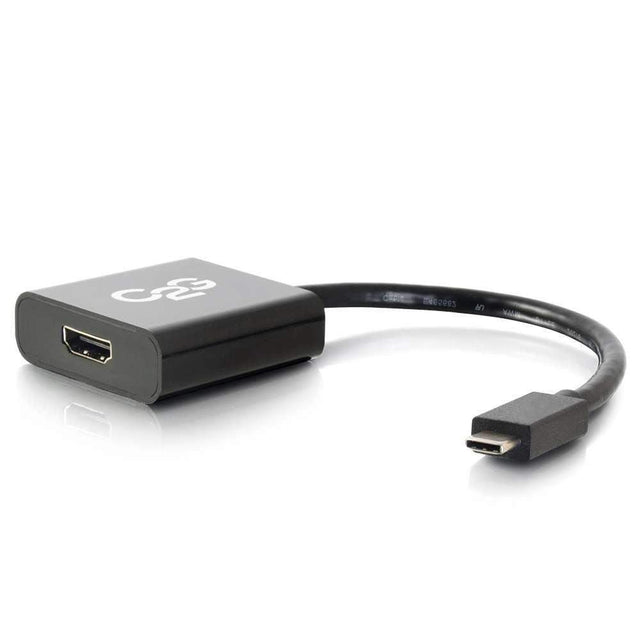 C2G USB-C® to HDMI Audio/Video Adapter Converter - 4K 30Hz - Black - CG29474 - Creation Networks