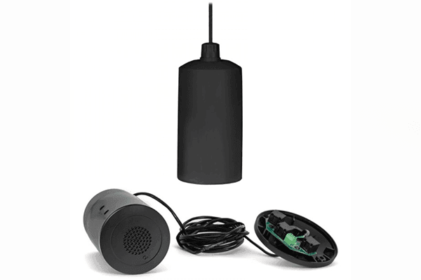 Cambridge QT 100 White Noise Sound Masking System with Pendant Emitters for up to 1,600SF, Black - Creation Networks