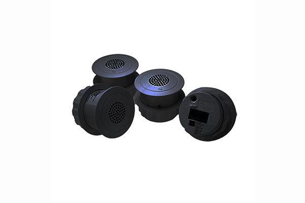 Cambridge Sound E-A-B-16-4 Standard Emitters, Black, 4 pack, with 4 x 16 ft black plenum rated cables - 0889.900 - Creation Networks
