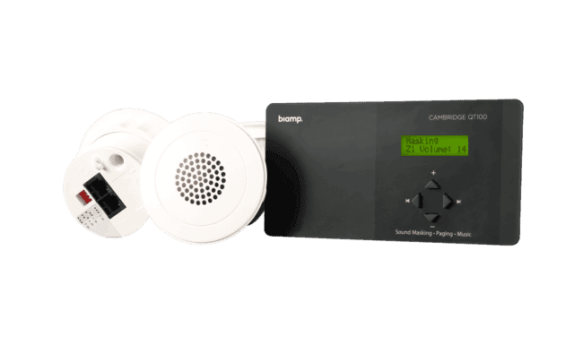 Cambridge Sound QT 100 White Noise Sound Masking System for up to 1,600SF - Creation Networks