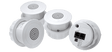 Cambridge Sound Qt® E-A-W-16-4 Standard Emitters, White, 4 pack, with 4 x 16 ft white plenum rated cables - 911.0893.900 - Creation Networks