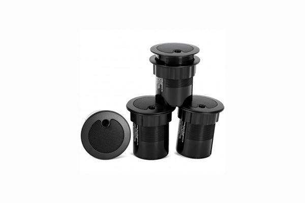Cambridge Sound Qt® E-P-B-16-4 Active emitters + 4 patch cables for sound masking, paging & music (Black) 4 Pack - 911.0896.900 - Creation Networks