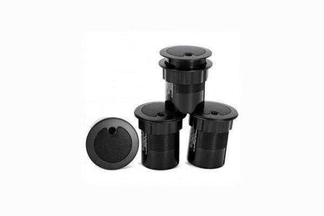 Cambridge Sound Qt® E-P-B-16-4 Active emitters + 4 patch cables for sound masking, paging & music (Black) 4 Pack - 911.0896.900 - Creation Networks