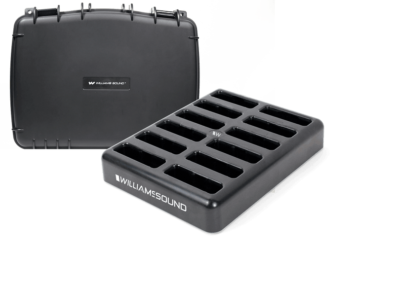 Williams Sound CHG 412 PRO Charger with Case (12-Bay) - Creation Networks