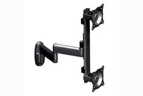 Chief 20" Dual Arm Wall Mount, Vertical Dual Monitor - KWD230B Video Chief