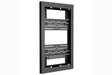 Chief 46" Portrait On-Wall Kiosk W/Glass Blk - LW46UBPG - Creation Networks
