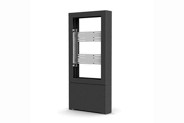Chief 48" B2B Portrait Floor Kiosk Black - LF48UBP-B2B - Creation Networks