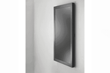 Chief 48" Portrait On-Wall Kiosk W/Glass Blk - LW48UBPG - Creation Networks