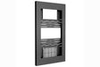Chief 49" Portrait On-Wall Kiosk W/Glass Blk - LW49UBPG - Creation Networks