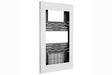 Chief 49" Portrait On-Wall Kiosk W/Glass Wht - LW49UWPG - Creation Networks