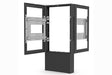 Chief 55" B2B Portrait Floor Kiosk Black - LF55UBP-B2B - Creation Networks