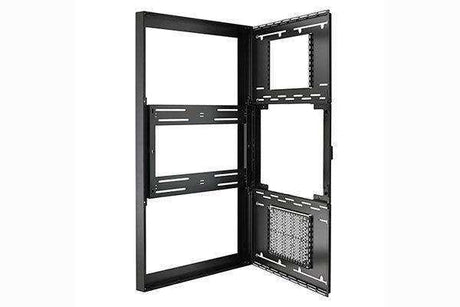 Chief 55" Portrait On-Wall Kiosk W/Glass Wht - LW55UWPG Video Chief