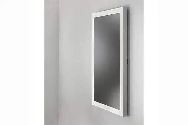 Chief 55" Portrait On-Wall Kiosk W/Glass Wht - LW55UWPG - Creation Networks
