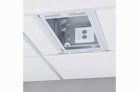 Chief CEILING STORAGE BOX 1X2 W/POWER - CMS491P2 Video Chief