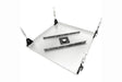 Chief CMA-455 2 x 2' Suspended Ceiling Tile Replacement Plate - Creation Networks
