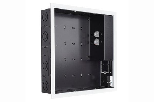 Chief IN-WALL LARGE WHT - W/ SURGEX 1 OUTLET - PAC526FWP2 - Creation Networks