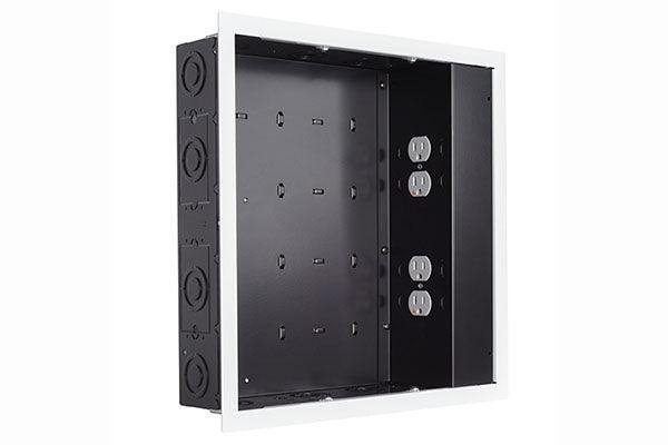 Chief IN-WALL LARGE WHT - W/ SURGEX 2 OUTLETS - PAC526FWP4 - Creation Networks