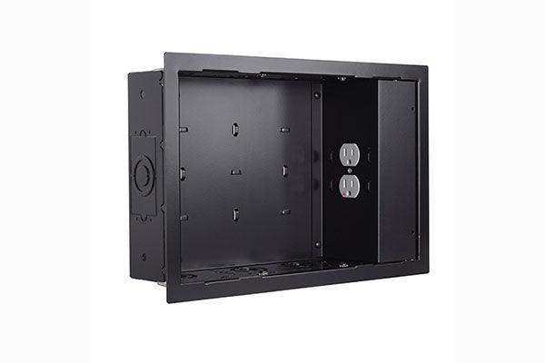 Chief IN-WALL SMALL BLK - W/ SURGEX 1 OUTLET - PAC525FBP2 - Creation Networks