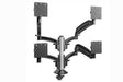Chief K1 Clmn Mnt 4 Disp Dual 2L Arms Blk - K1C420B - Creation Networks