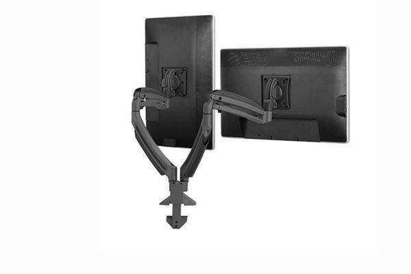 Chief K1 Desk Mnt Dual Disp Dual 2L Arms Blk - K1D220B - Creation Networks