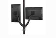 Chief K1 Pole Mnt Dual Disp Dual 2L Arms Blk - K1P220B - Creation Networks