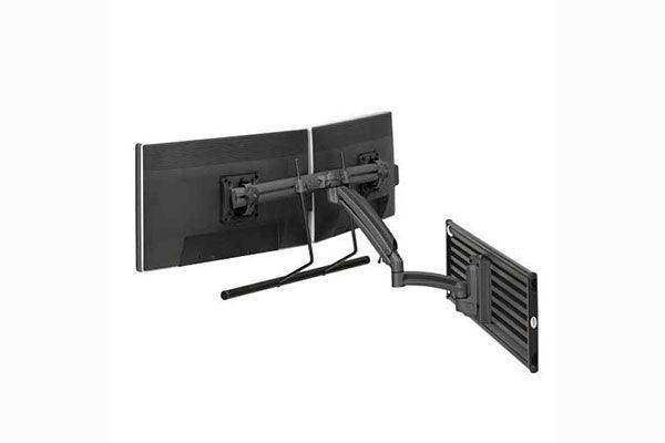 Chief K1 Slat Mnt Dual Disp 2L Arm H-Arrayblk - K1S22HB - Creation Networks
