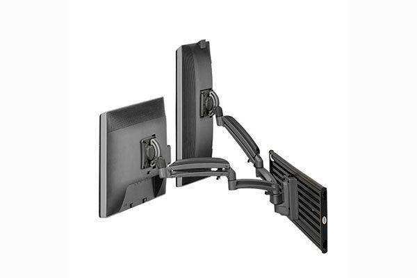 Chief K1 Slat Mnt Dual Disp Dual 2L Arms Blk - K1S220B - Creation Networks