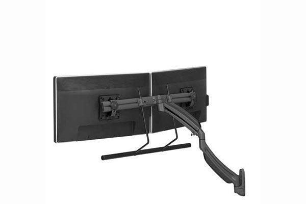 Chief K1 Wall Mnt Dual Disp 2L Arm H-Arrayblk - K1W22HB - Creation Networks