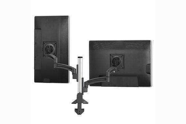 Chief K2 Clmn Mnt Dual Disp Dual 2L Arms Blk - K2C220B - Creation Networks