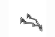Chief K2 Wall Mnt Dual Disp Dual 2L Arms Blk - K2W220B - Creation Networks