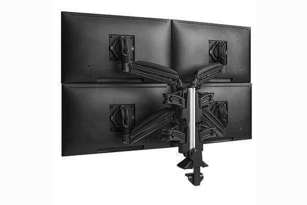 Chief Kx Clmn Desk Mnt Quad 2L Arms Blk - KXC420B - Creation Networks