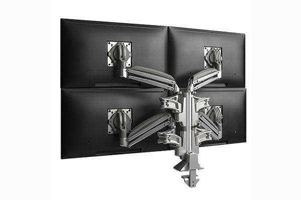 Chief Kx Clmn Desk Mnt Quad 2L Arms Slv - KXC420S - Creation Networks