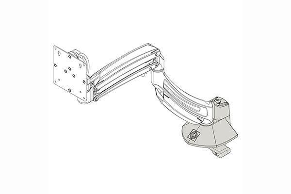 Chief Kxd K1D Desk Clamp Base Wht - KRA244W - Creation Networks