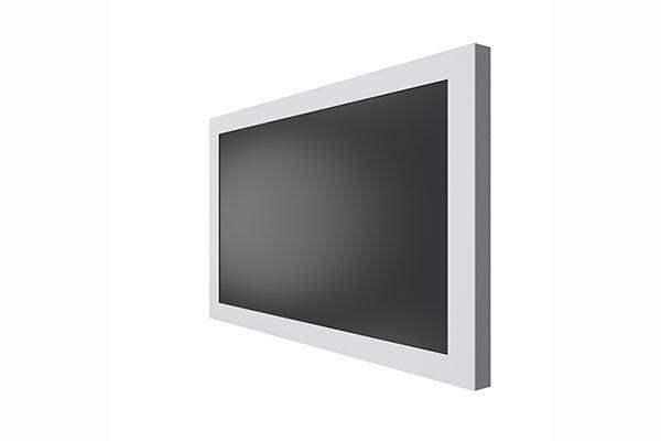 Chief Landscape On-Wall Kiosk White 70" - LW70UW - Creation Networks