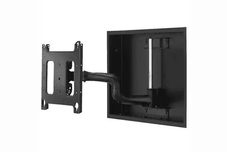 Chief Large Low-Profile In-Wall Swing Arm Mount - 22" - PWRIW2000B Video Chief