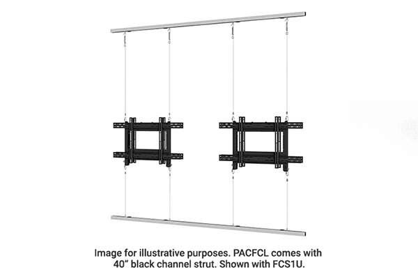Chief Lateral Shift Accessory for Cable Floor-to-Ceiling Flat Panel Mount - PACFCL - Creation Networks