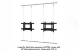Chief Lateral Shift Accessory for Cable Floor-to-Ceiling Flat Panel Mount - PACFCL - Creation Networks