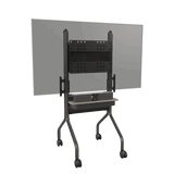 Chief LSCUB Voyager Large Manual Height Adjustable AV Cart for 50-75" LCD Displays (Black) - Creation Networks