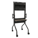 Chief LSCUB Voyager Large Manual Height Adjustable AV Cart for 50-75" LCD Displays (Black) - Creation Networks