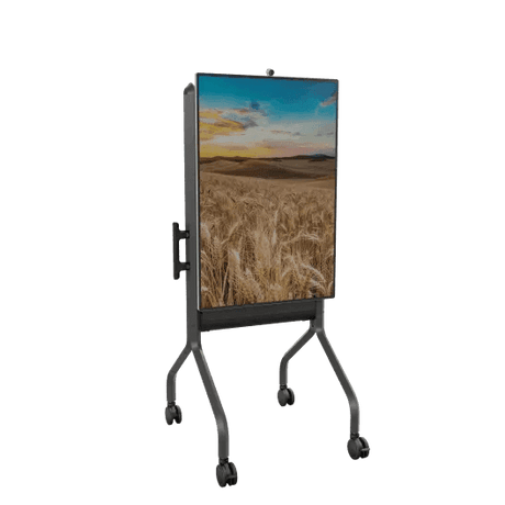 Chief LSCUB Voyager Large Manual Height Adjustable AV Cart for 50-75" LCD Displays (Black) - Creation Networks