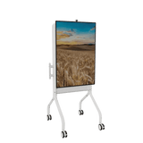 Chief LSCUW Voyager Large Manual Height Adjustable AV Cart for 50-75" LCD Displays (White) - Creation Networks